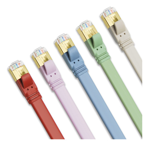 Yauhody Cable Ethernet Cat 8 De 6 Pies (paquete De 5 Unidade