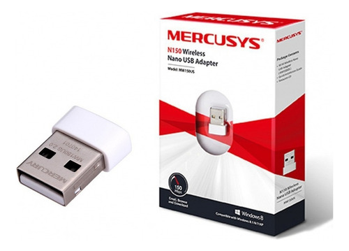 Tarjeta De Red Usb Mercusys Mw150us Inalambrica 150 Mbps