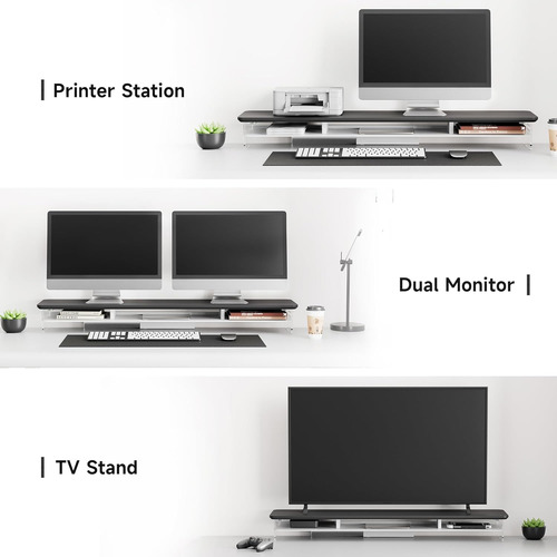 Soporte Para Monitor Doble, Soporte Acrílico Para Computador