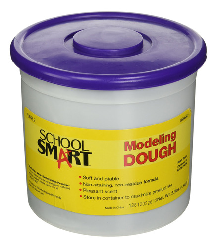 School Smart Masa Modelado No Toxica Libras,color Morado