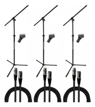 Comprar Combo 3 Pie De Microfono 3 Pipetas 3 Cables Garantia Oficial