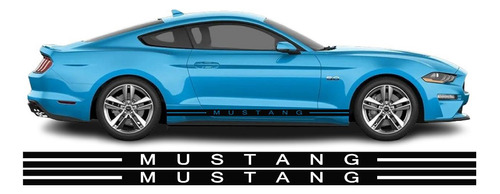 Sticker Calcomania Franjas Laterales Mustang 