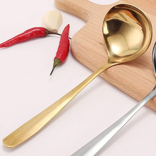 Cuchara Para Servir De Acero Inoxidable Con Mango Largo