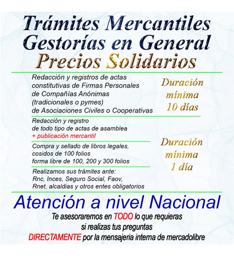 Imagen 6 de 6 de Rnc Registros Empresas Mercantiles Actas En Minutos