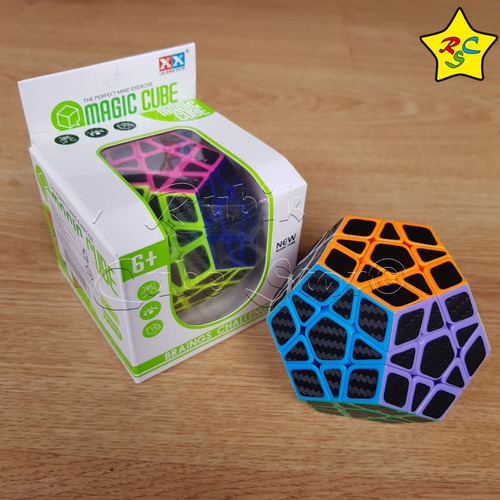 Megaminx Fibra Carbono Cubo Rubik Magiccube Economico