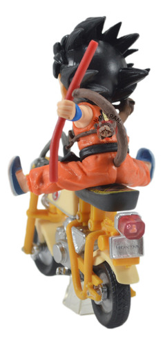 Figura Muñeco Dragon Ball Maestro Goku Con Moto