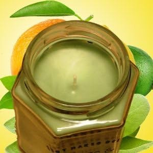 Vela De Soya Mezclada Con Aroma A Sage & Citrus Por Solo Fab