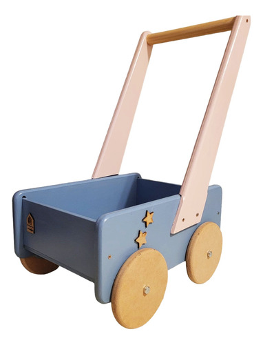 Andador Carrito Arrastre Caminador Bebes Montessori Pintado