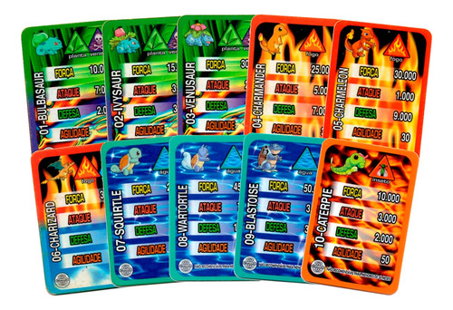 Coleção Supercarta Pokémon Elma Chips Original
