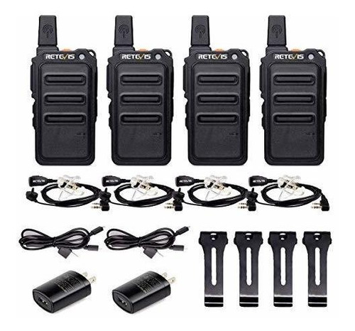 Walkie Talkies Rt19 Para Adultos, Mini Radio Bidireccio...