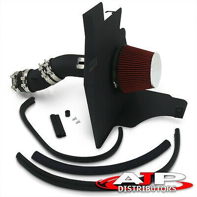 For 2011-2014 Mustang V6 High Air Intake + Black Wrinkle P