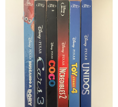 Pixar Bluray Coco Dory Toy Story Cars Increibles Unidos X6