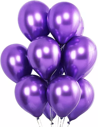 Globo cromado violeta