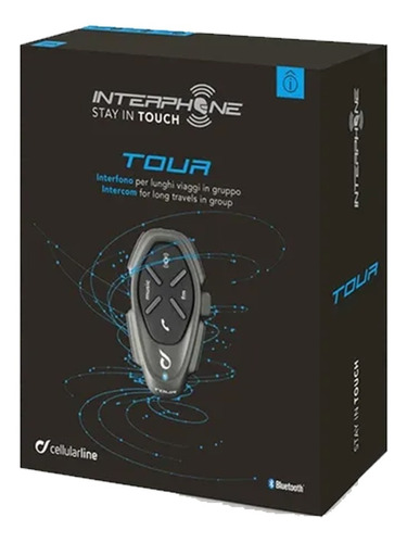Intercomunicador Interphone Tour Unitário Bluetooth