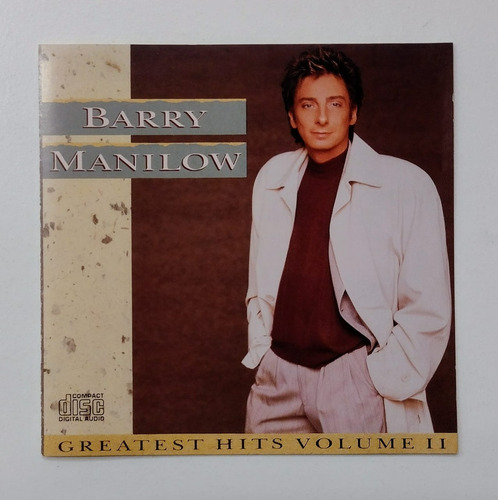 Cd Barry Manilow Greatest Hits Volume Ii Importado