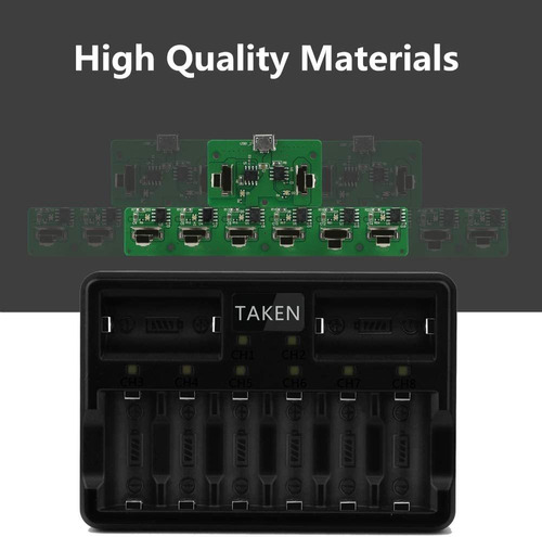 Taken Paquete De 32 Baterías Recargables De 3.7 V 750 Mah 12