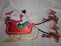 Comprar Trineo De Santa Claus En Foami Figura De Navidad En Foami
