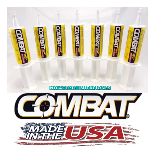 Combat Max Gel Mata Chiripas Cucarachas Original Garantizado