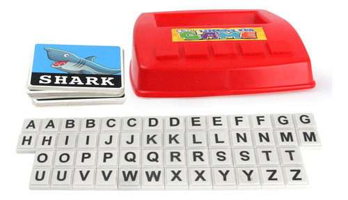 Juego De Alfabeto: 52 Bloques De Letras Y 60 Tarjetas De Pal