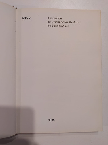 Adg 2. Asociación De Diseñadores Gráficos De Buenos Aires (Usado)