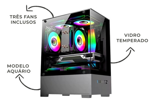 Computador Gamer Amd Ryzen Ram 16gb Ddr4 Ssd 480gb