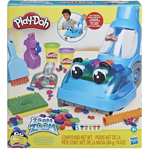 Play-doh Zoom Aspirador Y Juguete De Limpieza, Limpiador De 