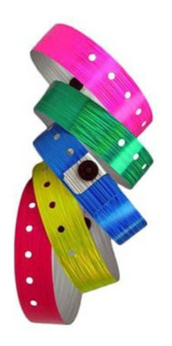 Pulseras Glitter Metalizadas Lisas Vip Fiesta 15 X 1100 U