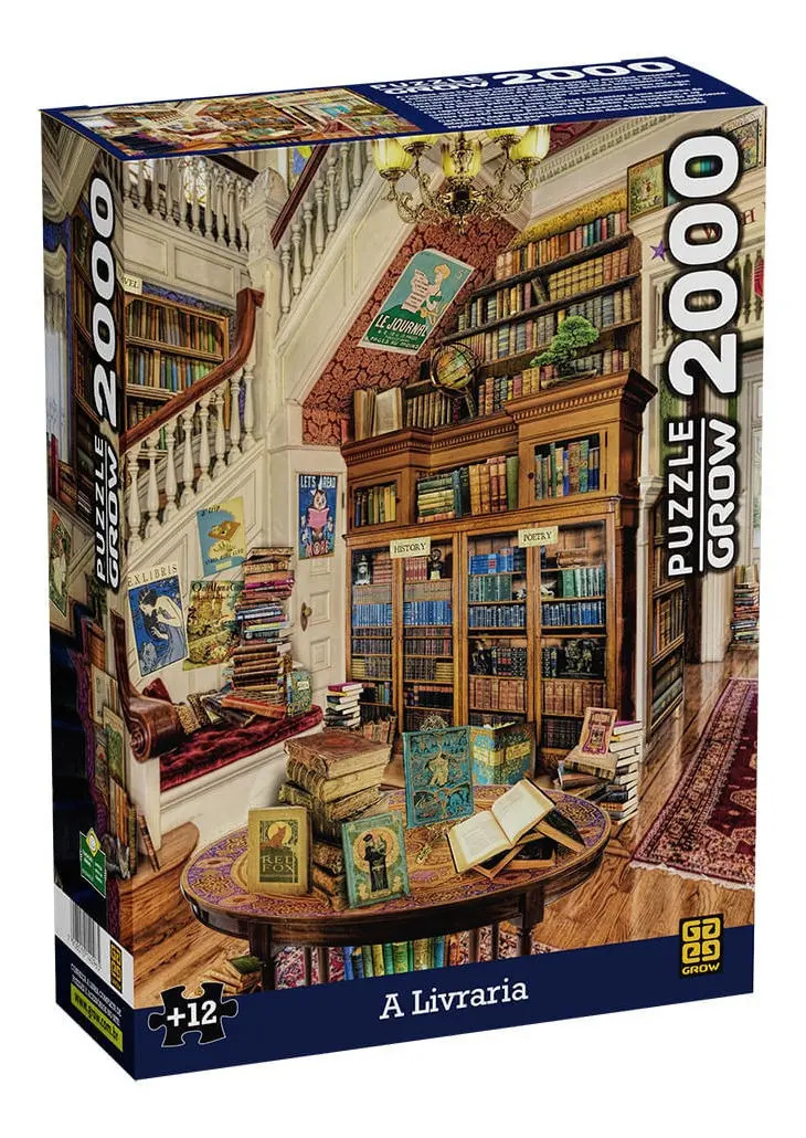 Quebra Cabeças 2000 Peças A Livraria Grow