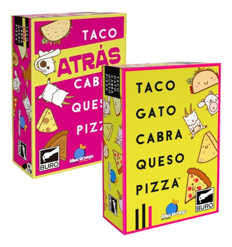 Combo Taco Gato + Taco Atras Juego De Cartas Previa Buro