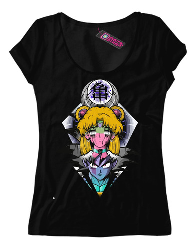 Remera Mujer Goku Sailor Moon Dragon Ball Z Db17