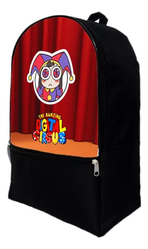 $32.000.- Mochila escolar diseño Pomni the amazing circus digital