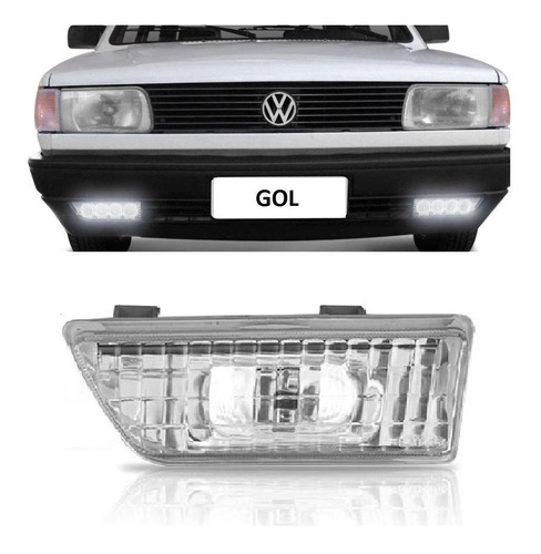 Farol De Neblina Gol Quadrado G1 87a94 Original Fortluz Le