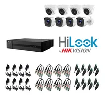 Comprar Kit De Seguridad Hilook De 8 Camaras + Dvr + Accesorios Cctv