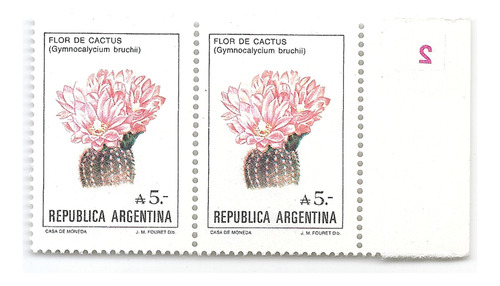 Argentina 1624 Gj 2221 Variedad Catalogada Color Desplazado