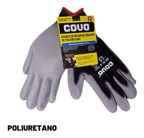 Guantes De Tela Recubiertos De Poliuretano Covo