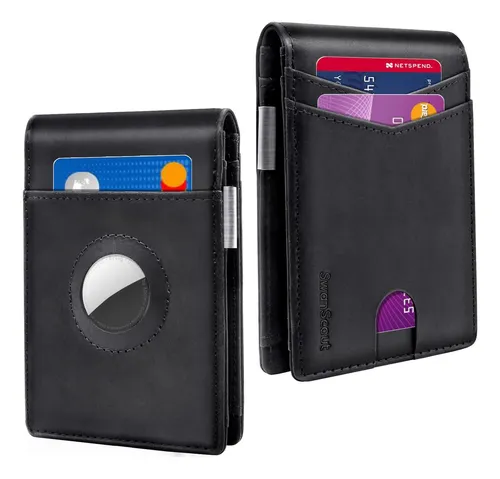 Cartera Swanscout Para Airtag, Versión Con Clip Para Cartera