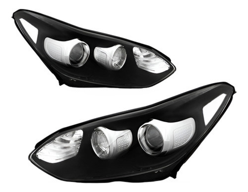 Par Farol Sportage 17 A 19 Eletrico C Motor C Projetor C Led