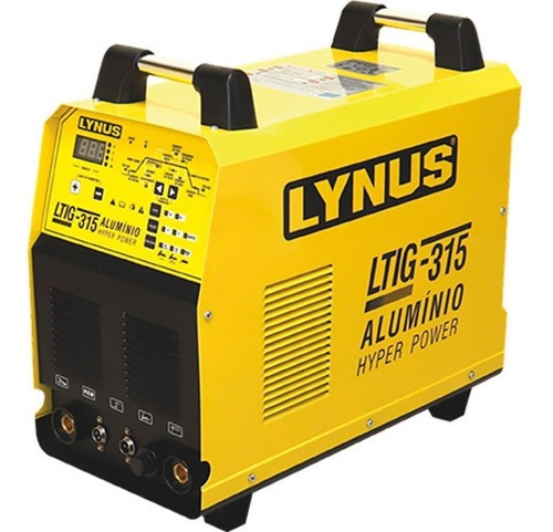 Máquina Inversora De Solda Tig Alumínio Ltig-315 220v Lynus Cor Amarelo