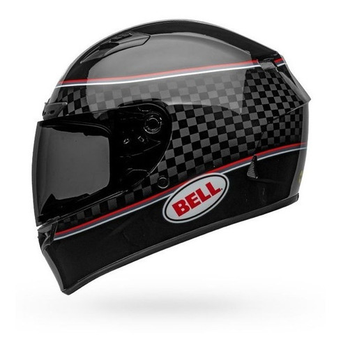 Casco Bell Qualifier Dlx Mips Breadwinner, blanco y negro @#, color negro, casco negro, tallas 59-60