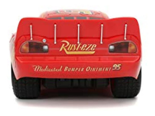 Jada Toys Pixar Cars 1:24 Lightning Mcqueen Rc Coche De Cont