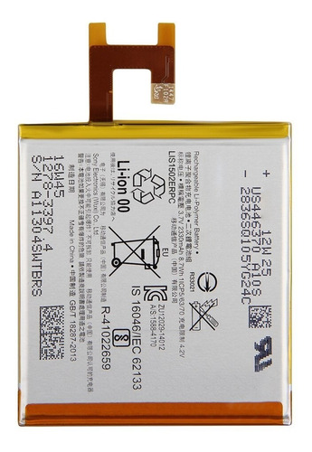Bateria Pila Compatible Con Sony Xperia M2 D2302 D2303 D2305