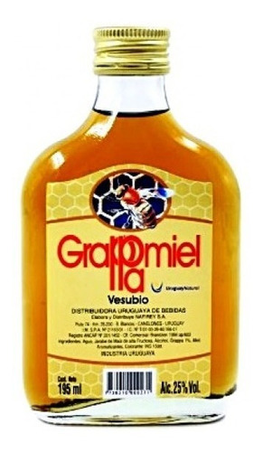 Grappamiel Vesubio Petaca 195ml