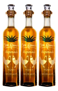 Pack De 3 Tequila Rep.100% Don Ramon Punta Diamante 750ml