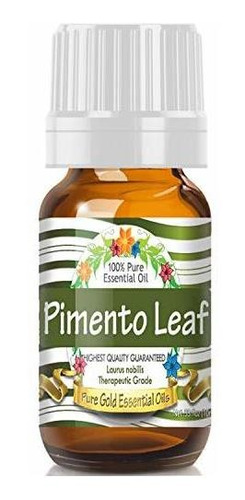 Aromaterapia Aceites - Pure Gold Pimento Leaf Essential Oil,