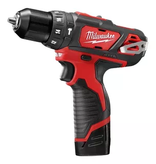 Taladro Atornillador Percutor A Batería 12v Milwaukee Maleta Color Rojo Frecuencia 50/60