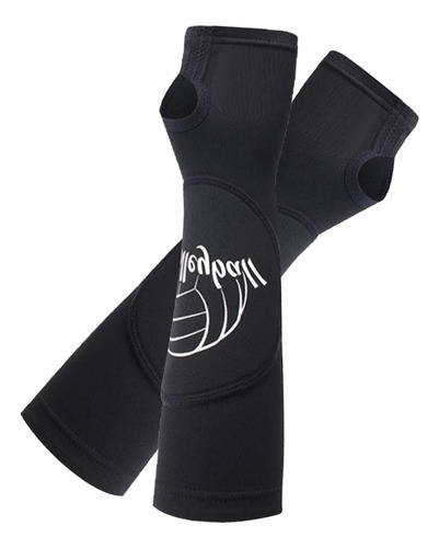 Mangas De Brazo De Voleibol Para Mujeres Y Hombres Xl Negro