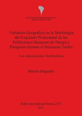 Libro Variacion Geografica En La Morfologia Del Esqueleto...