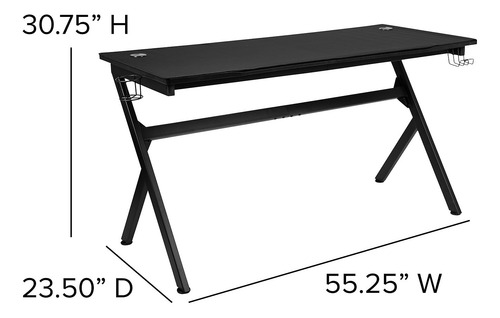 Juego De Escritorio Para Juegos Flash Furniture Con Sillas R