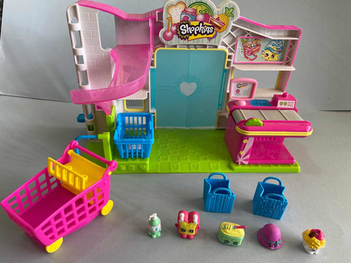 Shopkins Supermercado Y 5 Figuras, Original