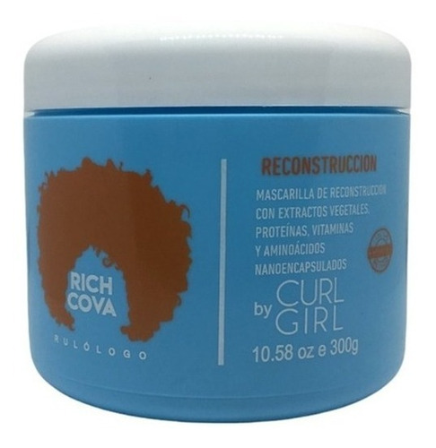 Curl Girl Mascarilla De Reconstruccion Rich Cova X300grs